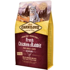 Carnilove Fresh Cat Adult Chicken and Rabbit Gourmand 2kg Carnilove Fresh Cat Adult Chicken and Rabbit Gourmand 2kg