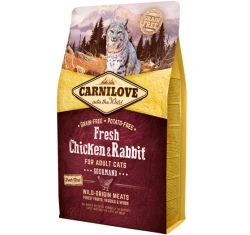 Carnilove Fresh Cat Adult Chicken and Rabbit Gourmand 2kg Carnilove Fresh Cat Adult Chicken and Rabbit Gourmand 2kg
