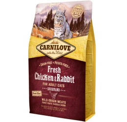Carnilove Fresh Cat Adult Chicken and Rabbit Gourmand 2kg Carnilove Fresh Cat Adult Chicken and Rabbit Gourmand 2kg