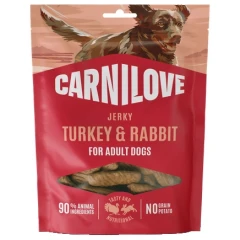 Λιχουδιές Carnilove Jerky Snack Turkey & Rabbit 100gr