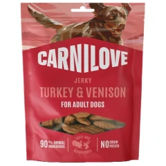 Λιχουδιές Carnilove Jerky Snack Turkey & Venison 100gr