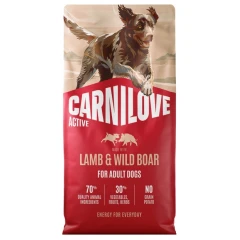 Ξηρά Τροφή Σκύλου Carnilove Active Adult Lamb & Wild Boar 12kg