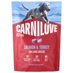 Ξηρά Τροφή Σκύλου Carnilove Active Adult Large Breed Salmon & Turkey 1,5kg