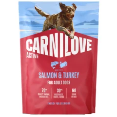 Ξηρά Τροφή Σκύλου Carnilove Active Adult Salmon & Turkey 1,5kg