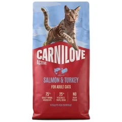 Ξηρά Τροφή Carnilove Active Cat Adult Salmon & Turkey 2kg Ξηρά Τροφή Carnilove Active Cat Adult Salmon & Turkey 2kg