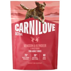 Ξηρά Τροφή Σκύλου Carnilove Active Adult Venison & Reindeer & Wild Boar 1,5kg