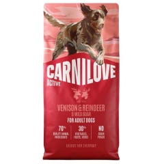 Ξηρά Τροφή Σκύλου Carnilove Active Adult Venison & Reindeer & Wild Boar 12kg