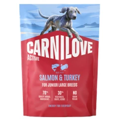 Ξηρά Τροφή Σκύλου Carnilove Active Junior Large Breed Salmon & Turkey 1,5kg