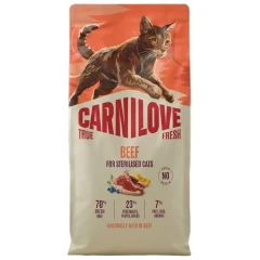 Ξηρά Τροφή Carnilove True Fresh Cat Adult Sterilised Beef 2kg Ξηρά Τροφή Carnilove True Fresh Cat Adult Sterilised Beef 2kg