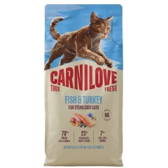 Ξηρά Τροφή Carnilove True Fresh Adult Sterilised Fish & Turkey 6kg