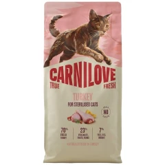 Ξηρά Τροφή Carnilove True Fresh Adult Sterilised Turkey 6kg