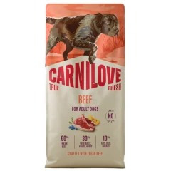 Ξηρά Τροφή Σκύλου Carnilove True Fresh Adult Beef 12kg