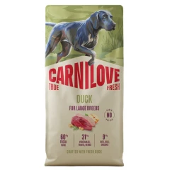 Ξηρά Τροφή Σκύλου Carnilove True Fresh Adult Large Duck 12kg