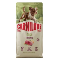 Ξηρά Τροφή Σκύλου Carnilove True Fresh Puppies Duck 12kg