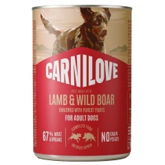 Υγρή Τροφή Carnilove Pate Adult Lamb & Wild Boar 400gr