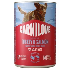 Υγρή Τροφή Carnilove Pate Adult Turkey & Salmon 400gr