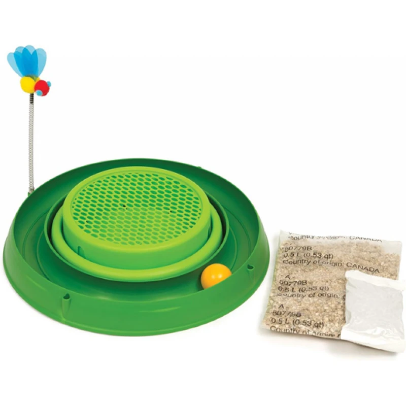 Παιχνίδι Γάτας Catit Circuit Ball Toy with Grass Planter 38x36x7,5cm Γάτες