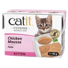 Υγρή Τροφή Catit Cuisine Chicken Mousse for Kittens 90gr