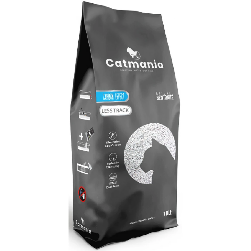 Άμμος Γάτας Catmania Bentonite Less Track με Ενεργό Άνθρακα 10L (8,5kg ...