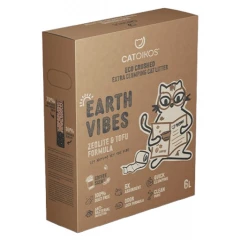 Αμμος Γάτας Catoikos Earth Vibes Tofu & Zeolite Coffee Scent 6lt