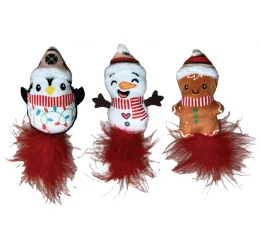 Χριστουγεννιάτικο Παιχνίδι Γάτας Catoikos Feather & Catnip 9.5cm Χριστουγεννιάτικο Παιχνίδι Γάτας Catoikos Feather & Catnip 9.5cm