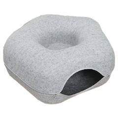 Φωλιά - Παιχνίδι Γάτας Catoikos Square Tunel Pet Bed 60x28cm Ανοιχτό Γκρι Φωλιά - Παιχνίδι Γάτας Catoikos Square Tunel Pet Bed 60x28cm Ανοιχτό Γκρι