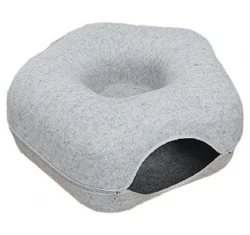 Φωλιά - Παιχνίδι Γάτας Catoikos Square Tunel Pet Bed 60x28cm Ανοιχτό Γκρι Φωλιά - Παιχνίδι Γάτας Catoikos Square Tunel Pet Bed 60x28cm Ανοιχτό Γκρι