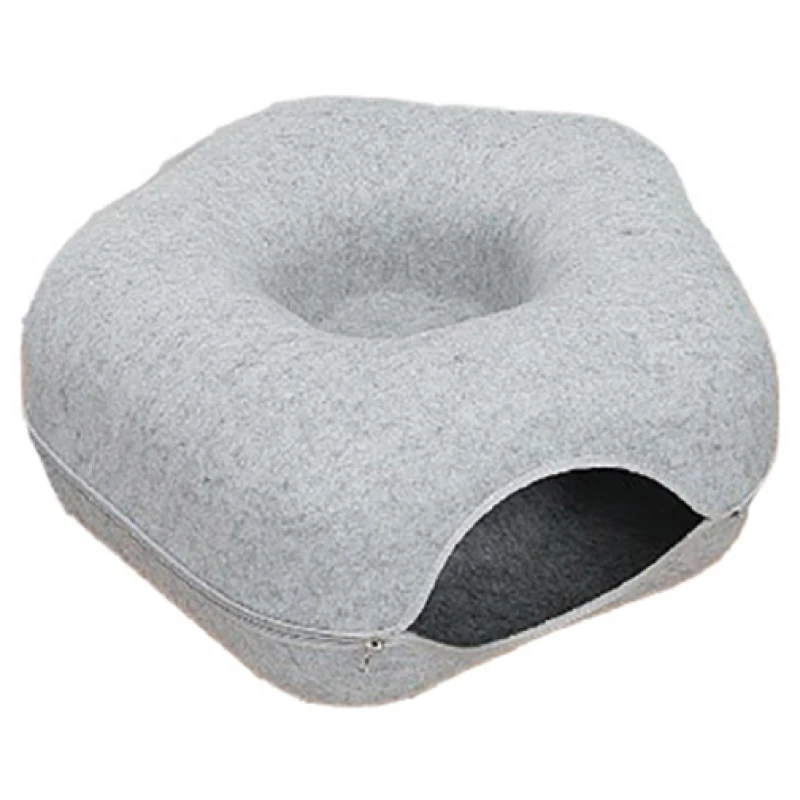 Φωλιά - Παιχνίδι Γάτας Catoikos Square Tunel Pet Bed 60x28cm Ανοιχτό Γκρι Γάτες Φωλιά - Παιχνίδι Γάτας Catoikos Square Tunel Pet Bed 60x28cm Ανοιχτό Γκρι Γάτες
