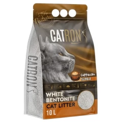 Συγκολλητική Άμμος Γάτας Catron με Άρωμα Cappuccino 10lt (8,4kg) 
