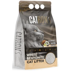Συγκολλητική Άμμος Γάτας Catron με Άρωμα Καρύδα & Βανίλια 10lt (8,4kg) 