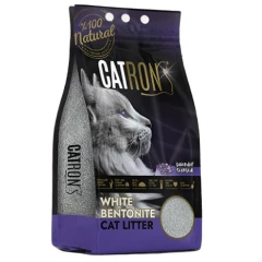 Συγκολλητική Άμμος Γάτας Catron με Άρωμα Λεβάντα 10lt (8,4kg)