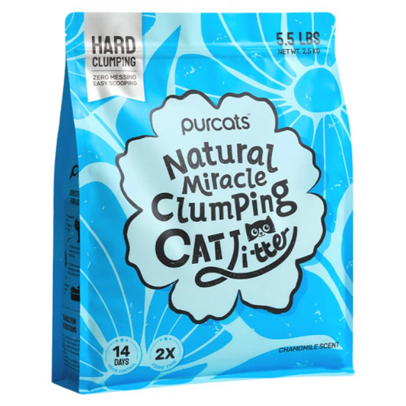 Άμμος Γάτας Cature Cassava Clumping Cat Litter Chamomile Scent 2,5kg Γάτες