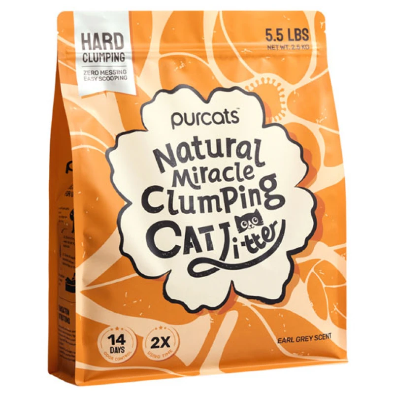 Άμμος Γάτας Cature Cassava Clumping Cat Litter Early Grey Scent 2,5kg Γάτες