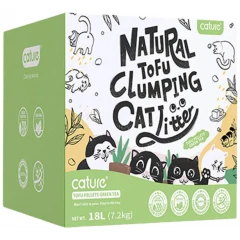 Άμμος - Πέλλετ Γάτας Cature Tofu Clumping Green Tea Scent 18L 7,2kg Άμμος - Πέλλετ Γάτας Cature Tofu Clumping Green Tea Scent 18L 7,2kg
