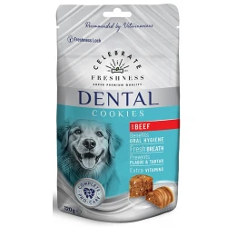Λιχουδιές Celebrate Freshness Dental Cookies Beef 120gr