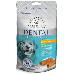 Λιχουδιές Celebrate Freshness Dental Filled Rolls Chicken & Duck 150gr