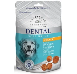 Λιχουδιές Celebrate Freshness Dental Soft Balls Chicken 150gr