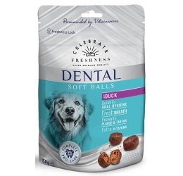 Λιχουδιές Celebrate Freshness Dental Soft Balls Duck 150gr