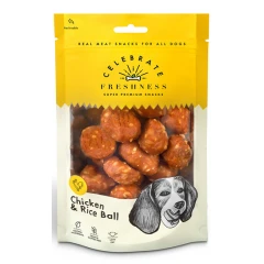 Λιχουδιές Celebrate Freshness Grain Free Balls 100gr με Κοτόπουλο και Ρύζι Λιχουδιές Celebrate Freshness Grain Free Balls 100gr με Κοτόπουλο και Ρύζι