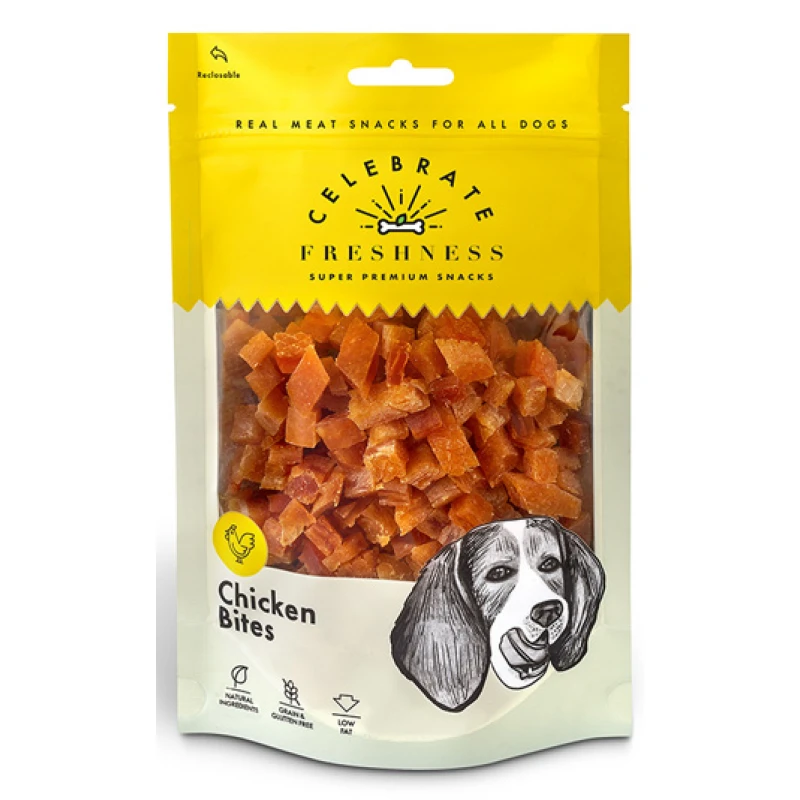 Λιχουδιές Celebrate Freshness Grain Free Bites 100gr με Κοτόπουλο Σκύλοι Λιχουδιές Celebrate Freshness Grain Free Bites 100gr με Κοτόπουλο Σκύλοι