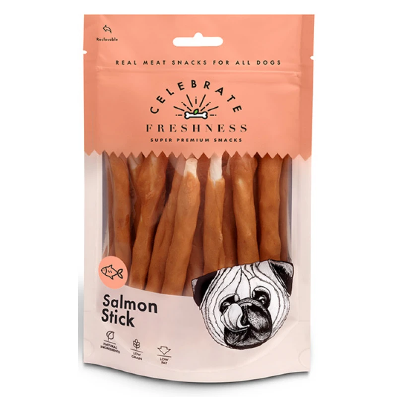 Λιχουδιές Celebrate Freshness Salmon Stick 100gr Σκύλοι