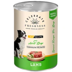 Υγρή Τροφή Σκύλου Celebrate Freshness Adult Αρνί σε Ζελέ 400gr