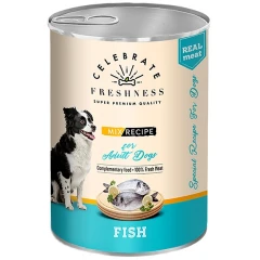 Υγρή Τροφή Σκύλου Celebrate Freshness Adult Ψάρι σε Ζελέ 400gr