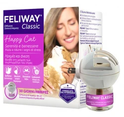 Feliway Classic Diffuser (Ηλεκτρική Συσκευή + Ανταλλακτικό)  48ml για το Στρες στις Γάτες