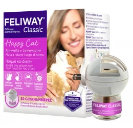 Feliway Classic Diffuser (Ηλεκτρική Συσκευή + Ανταλλακτικό)  48ml για το Στρες στις Γάτες