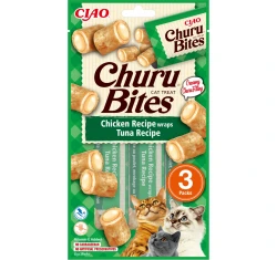 Λιχουδιά Churu Cat Bites Chicken and Tuna 3 x 10gr Λιχουδιά Churu Cat Bites Chicken and Tuna 3 x 10gr