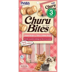 Λιχουδιά Churu Cat Bites Chicken Tuna and Salmon 3 x 10gr Λιχουδιά Churu Cat Bites Chicken Tuna and Salmon 3 x 10gr