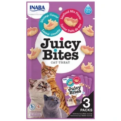 Λιχουδιά Churu Cat Juicy Bites Shrimp and Seafood Mix 34gr Λιχουδιά Churu Cat Juicy Bites Shrimp and Seafood Mix 34gr