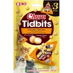 Λιχουδιά Churu Cat Tidbits Chicken 36gr (3x12gr)