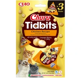 Λιχουδιά Churu Cat Tidbits Chicken 36gr (3x12gr)